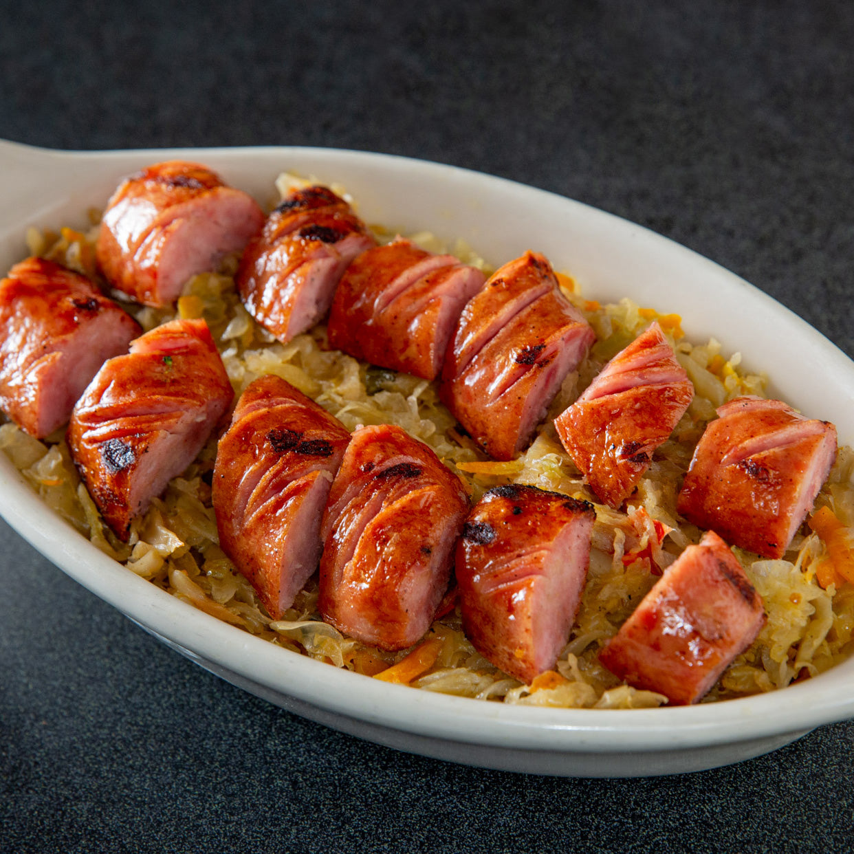 Grilled Ukrainian Kielbasa