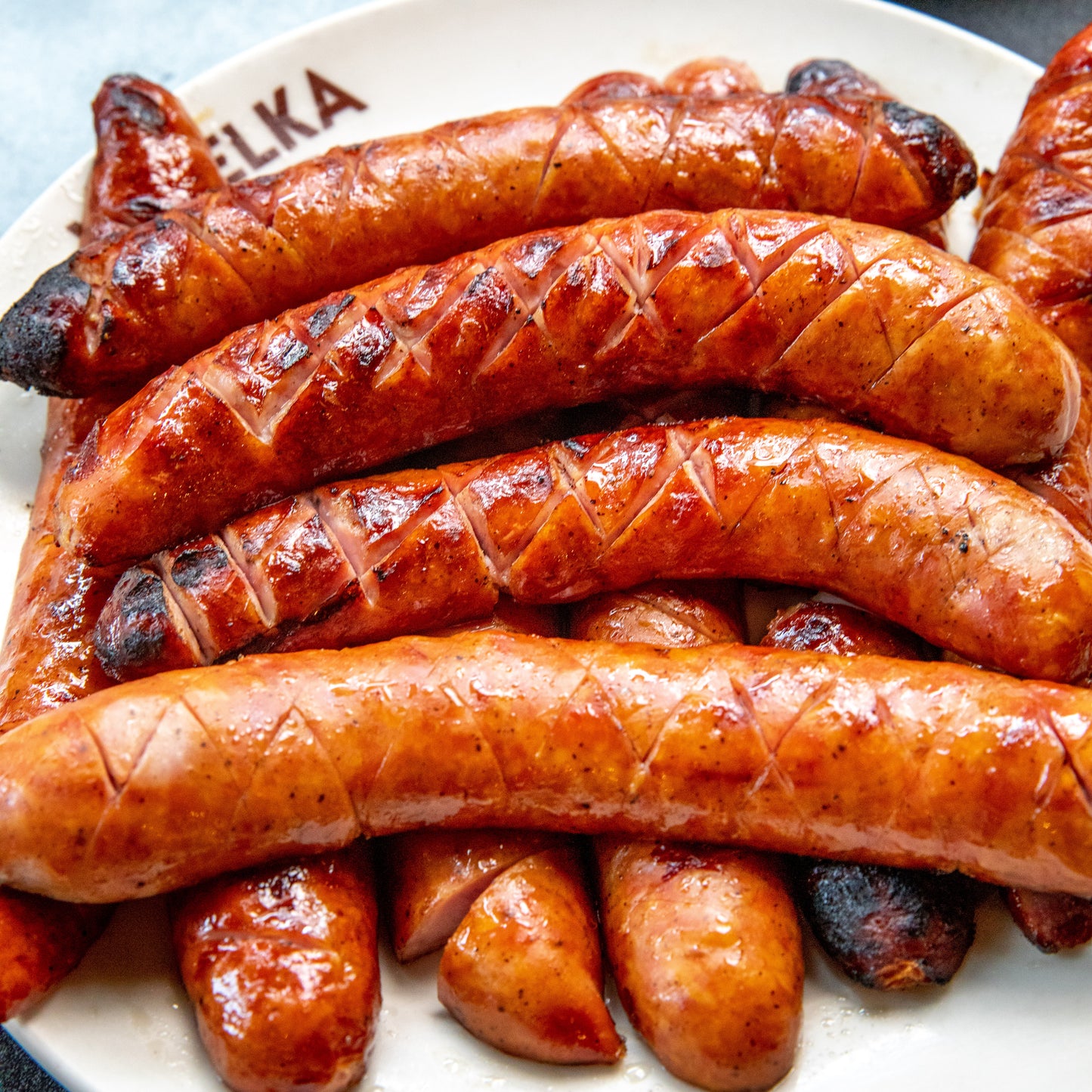 Grilled Ukrainian Kielbasa