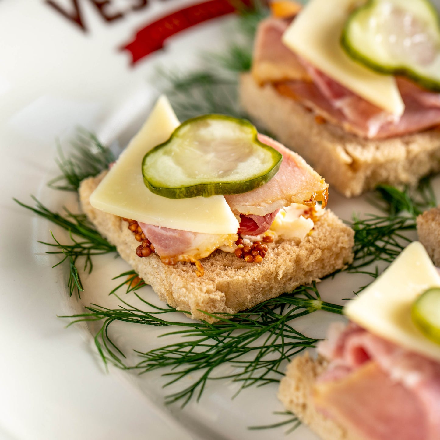 Kanapky- Open Face Finger Sandwiches